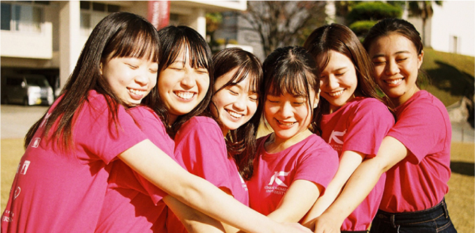 ワンキャンパスだから!多くの学生とふれあえる