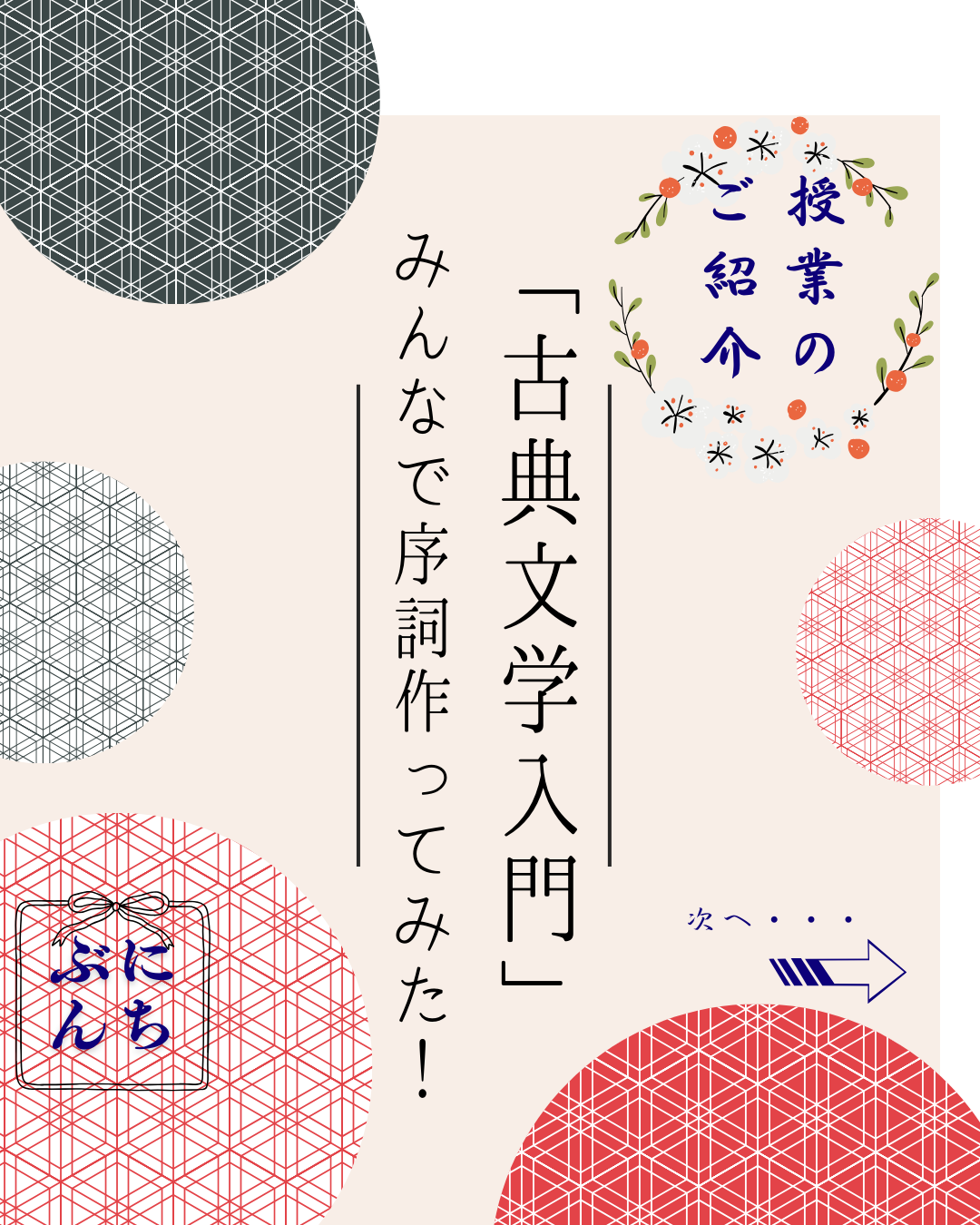 日本語日本文化学科　授業のご紹介