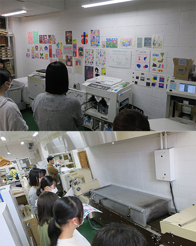 シルクスクリーン印刷体験と印刷工場見学＠レトロ印刷