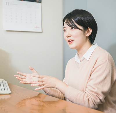 M.Oさん (2016年3月 人間科学部 心理学科卒業/2018年3月 大学院 人文科学総合研究科 博士前期課程修了)