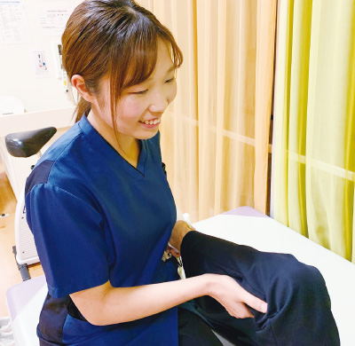 S.Eさん (2015年3月 看護リハビリテーション学部 理学療法学科卒業)
